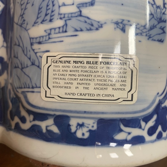 Ming blue Chinese porcelain - Picture 12 of 12